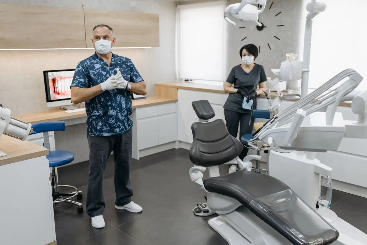 A treatment room between appointments